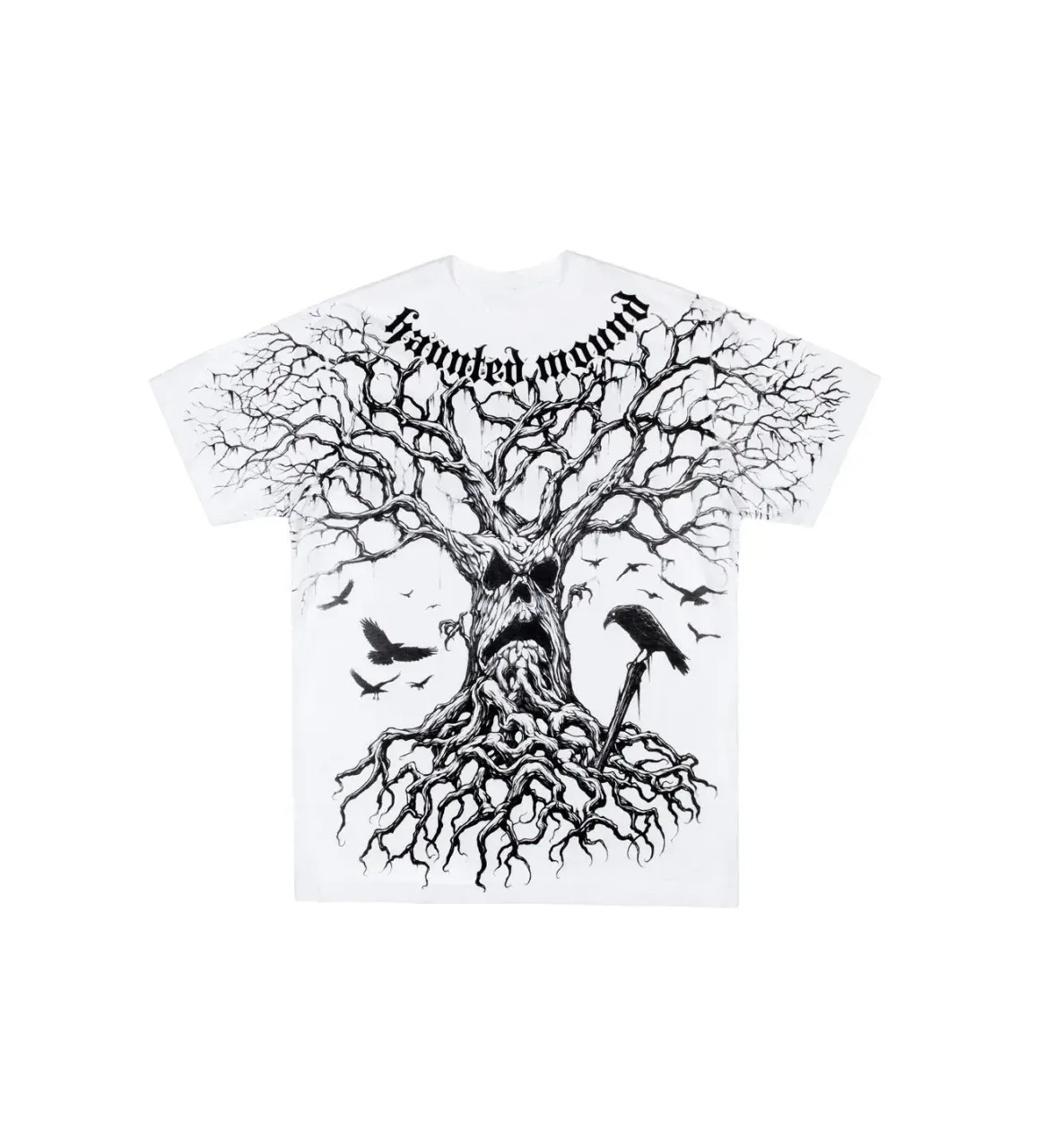 Affliction Haunted Mound Tee (White) primary image