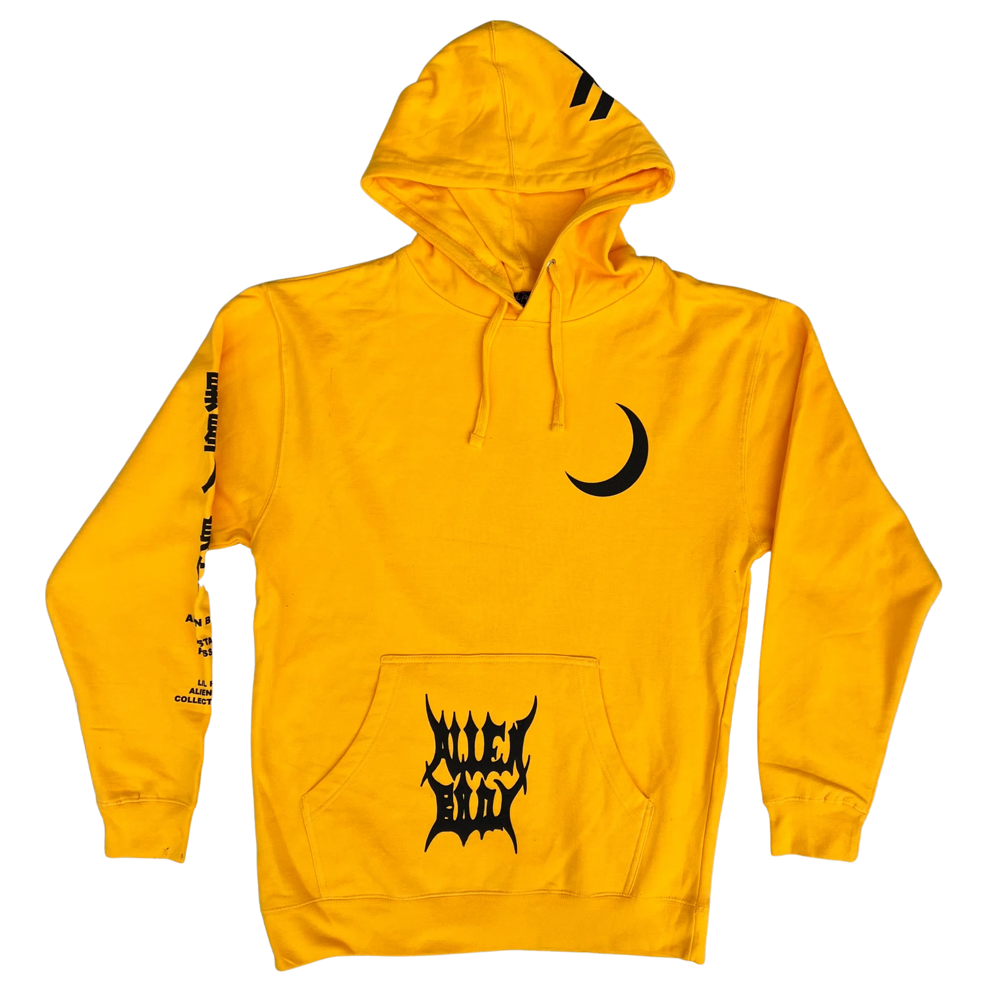 Alien Body x Lil Peep - Yellow RAW VISION Hoodie primary image