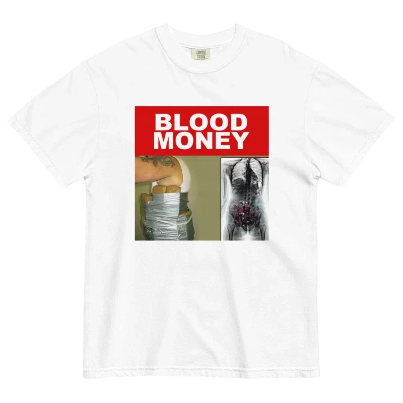 BLOOD MONEY MISSING TEE (White)