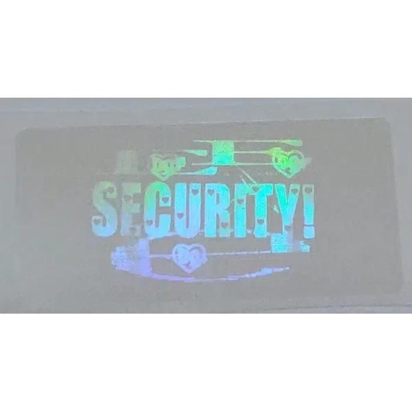 Ecco2k E Vinyl Security Holographic Sticker