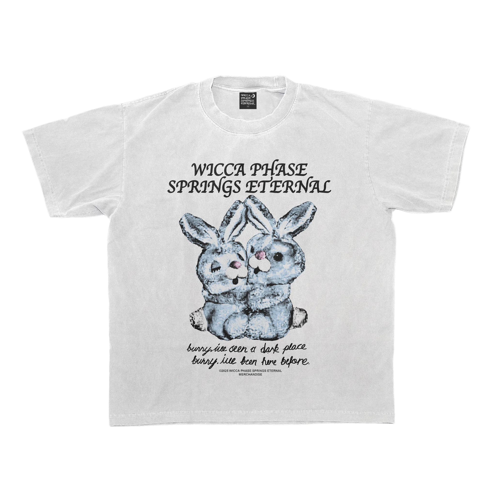 Wicca Phase Springs Eternal Light Place Bunny T-Shirt