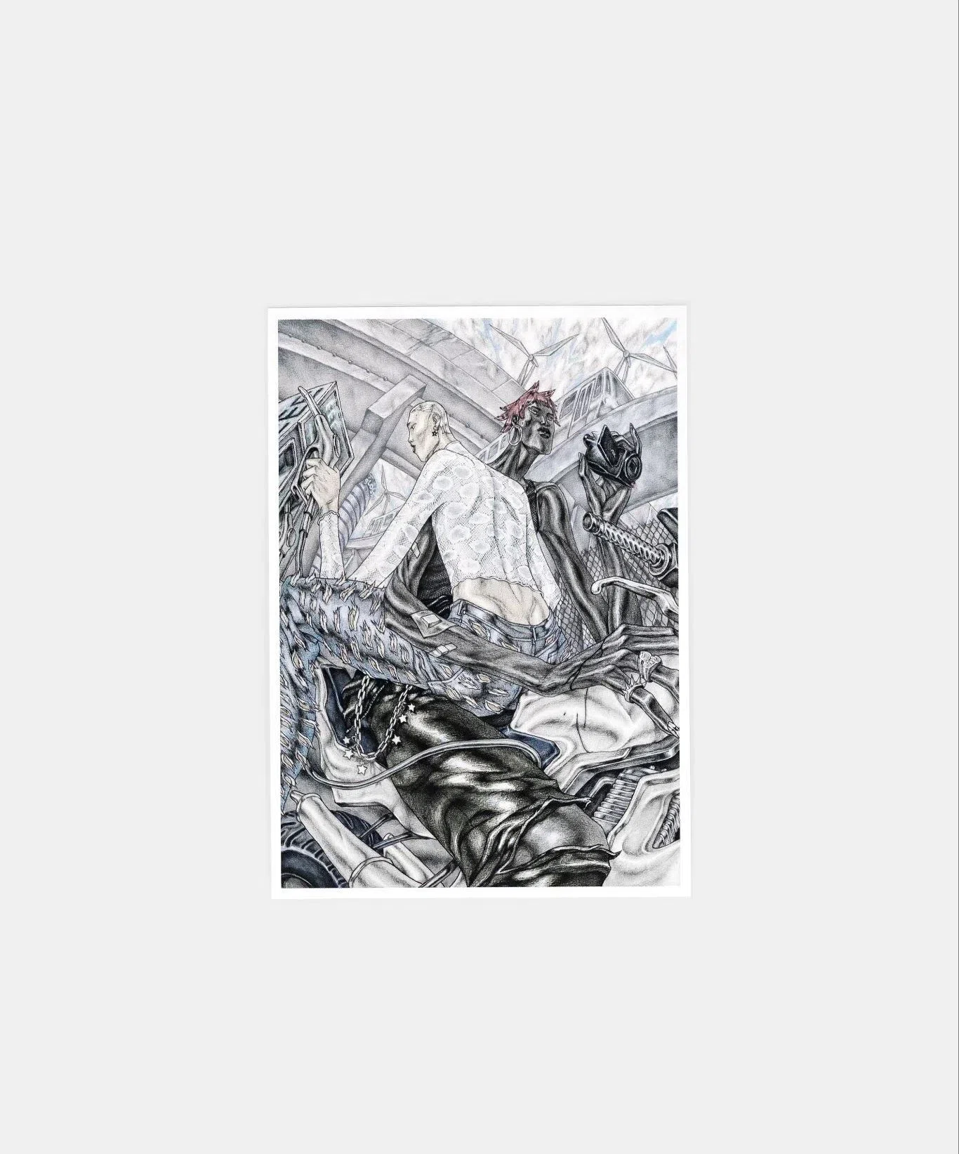 Ecco2k E Vinyl David Rappeneau Postcard