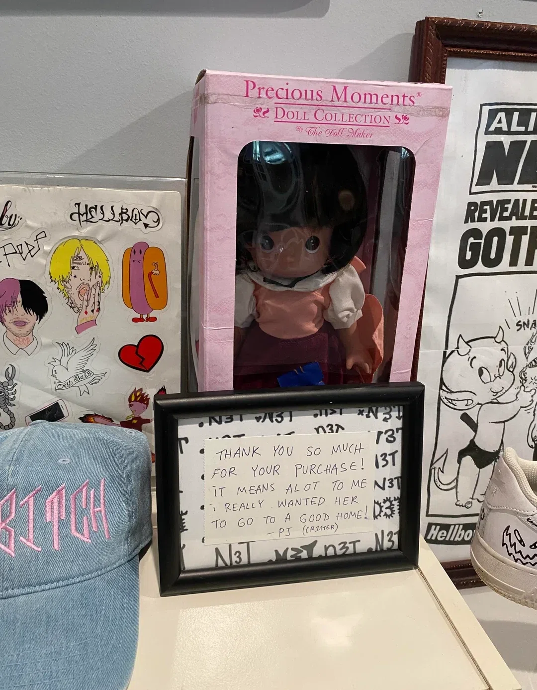 cr1tter Linda Rick Precious Moments Signed Doll primary image