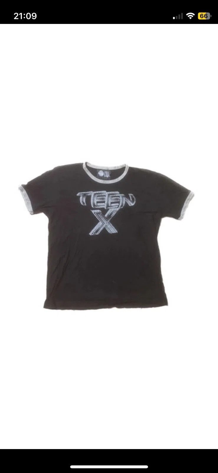 Ken Carson Teen X Ringer T-Shirt (Black)