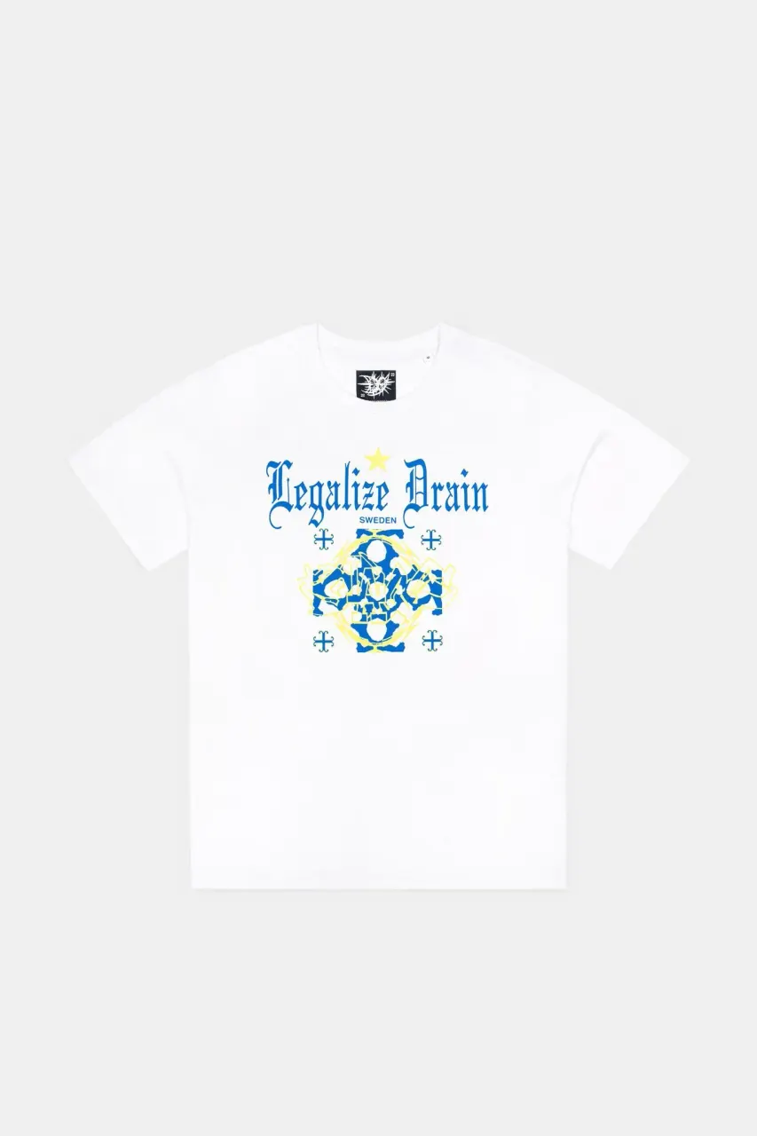 Drain Gang Legalize Drain Sweden Tee primary image
