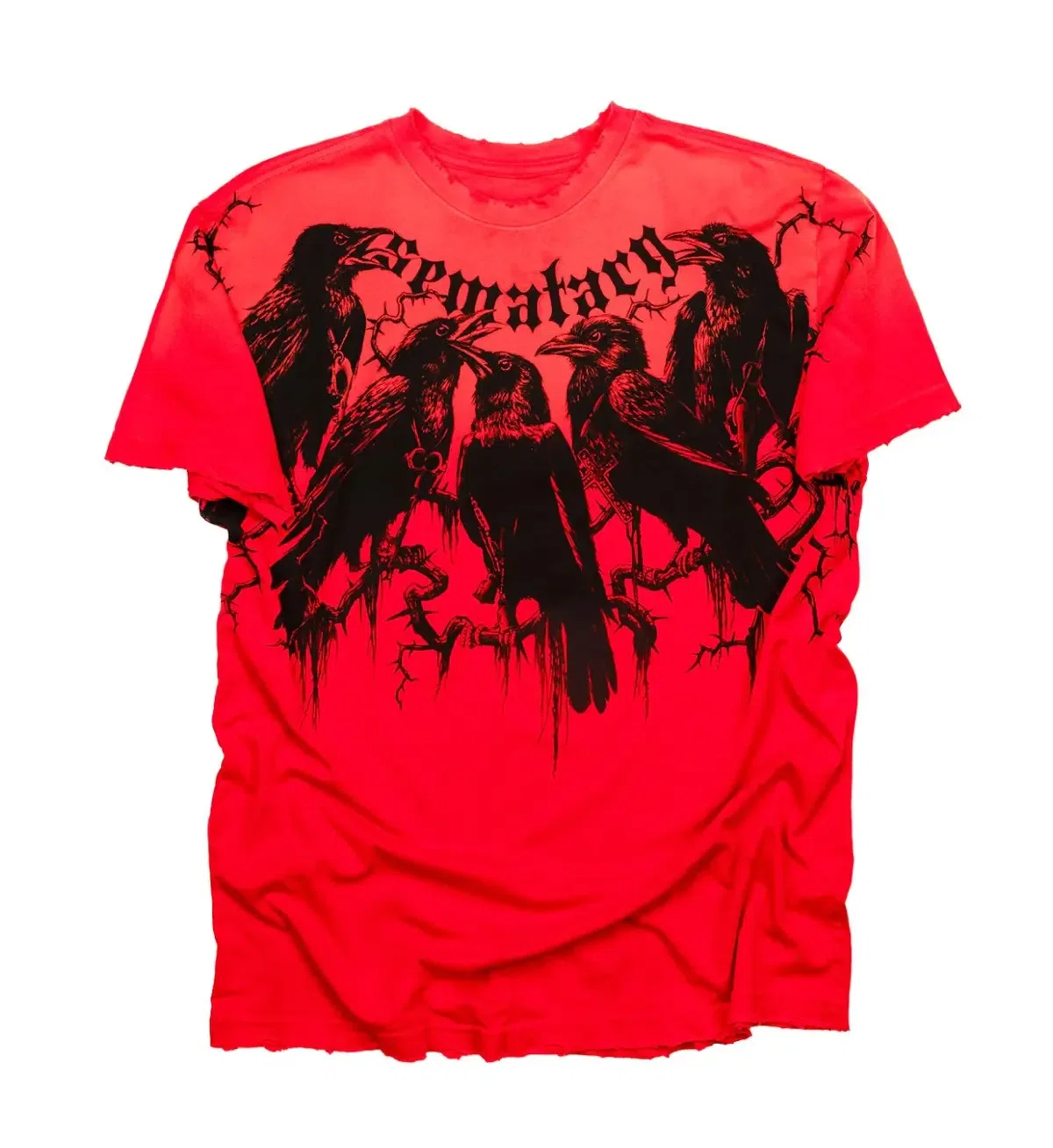 Affliction Sematary Crows Tee (Red) primary image