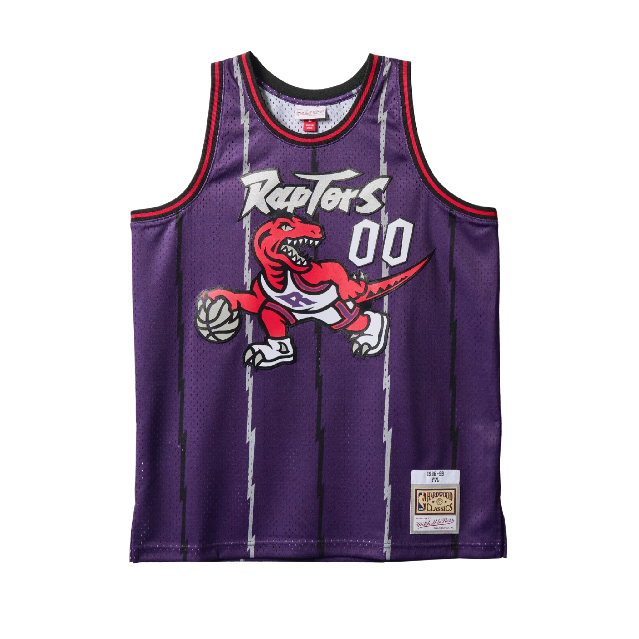 NBA PLAYBOI CARTI X M&N JERSEY TORONTO RAPTORS 1998 (PURPLE) primary image