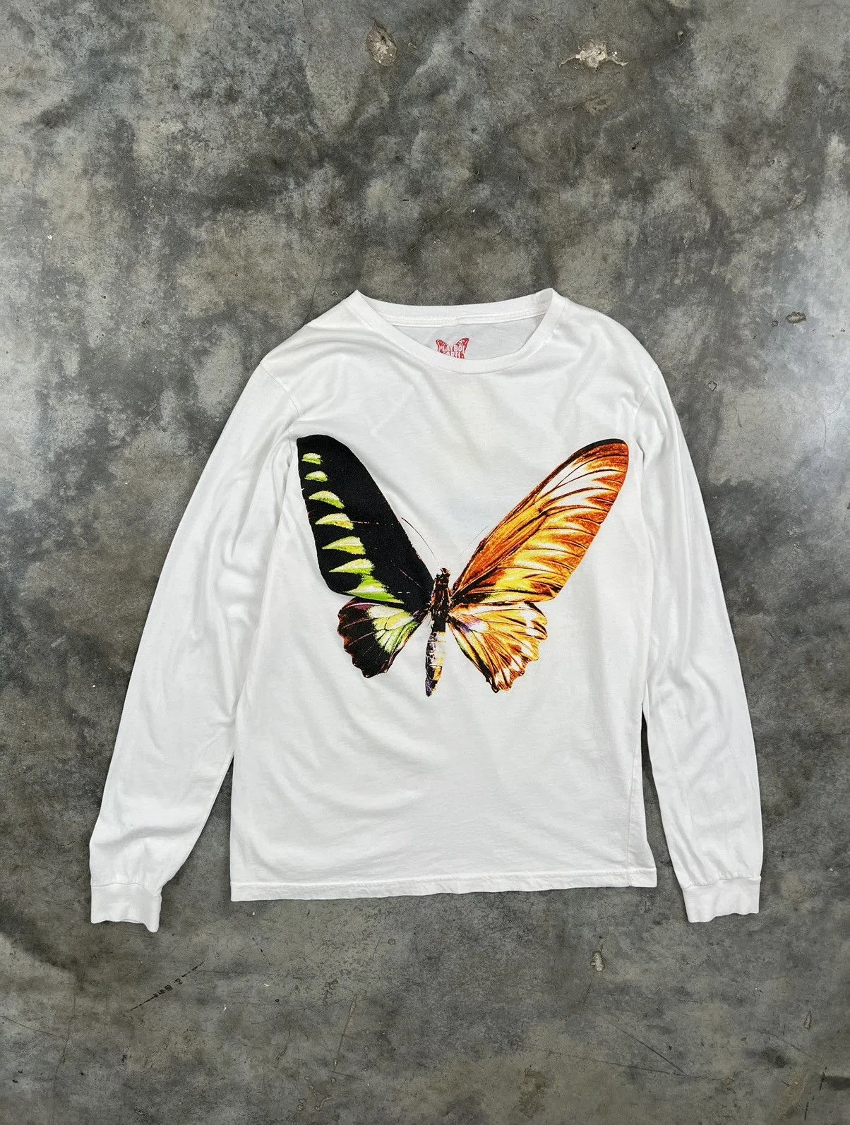 Playboi Carti Self-Titled Tour 2017 Neon Butterflies Long Sleeve (White) primary image