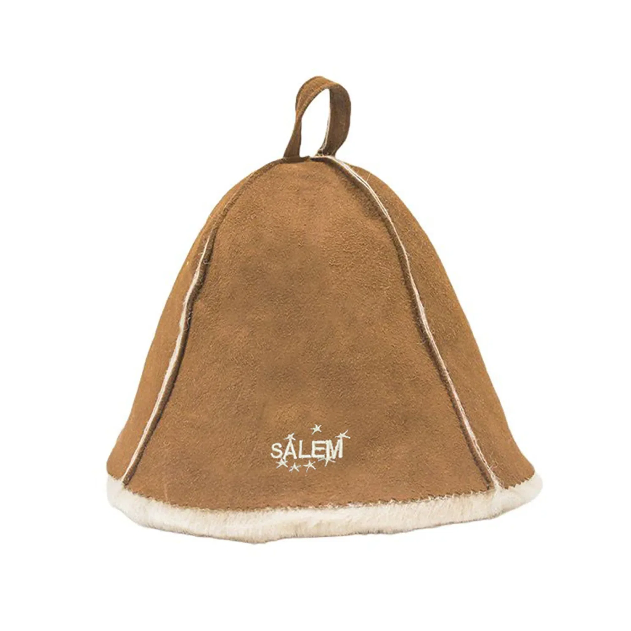 SALEM Sauna Hat Sheepskin (Brown) primary image