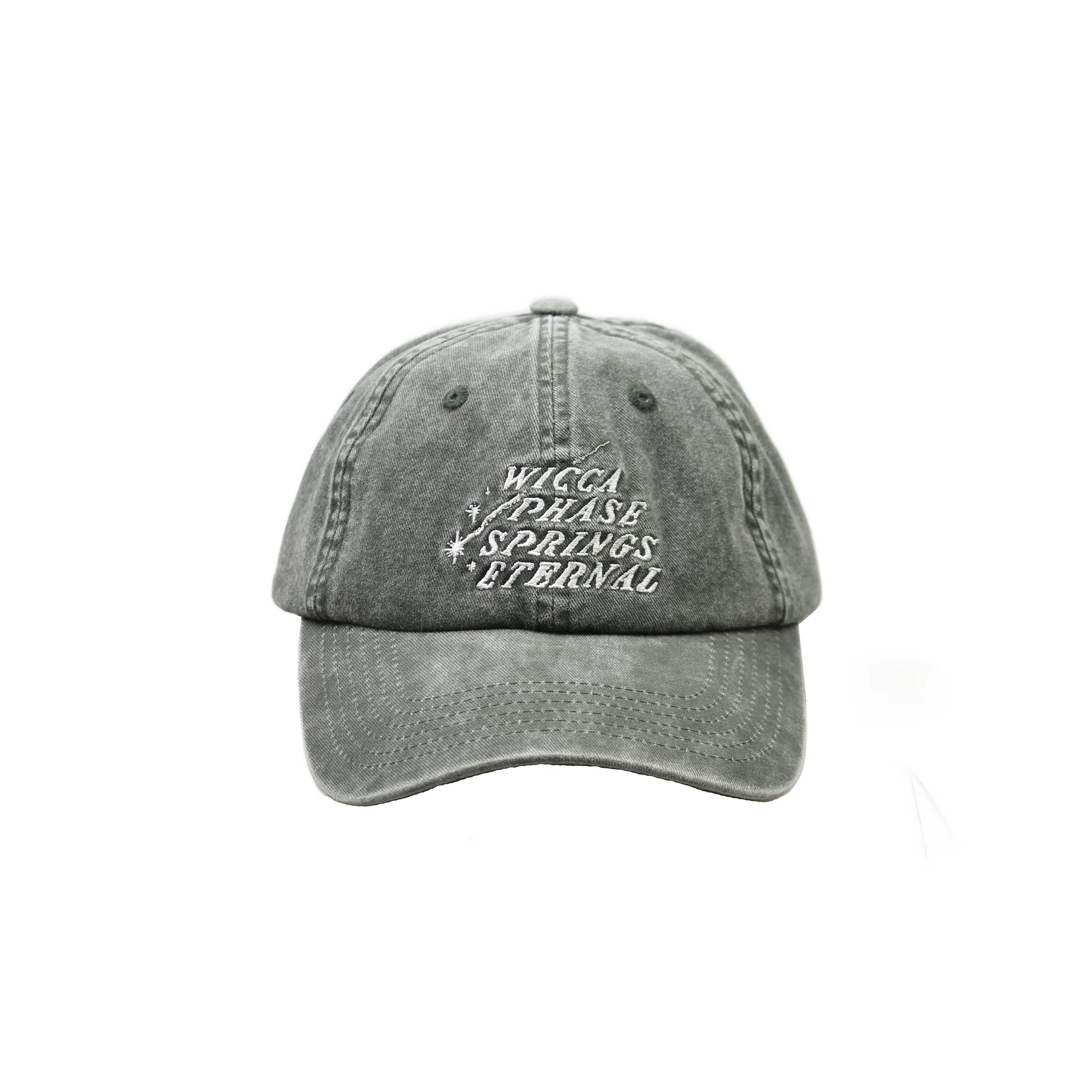 Wicca Phase Springs Eternal Shooting Star Logo Hat (Washed Forest) primary image
