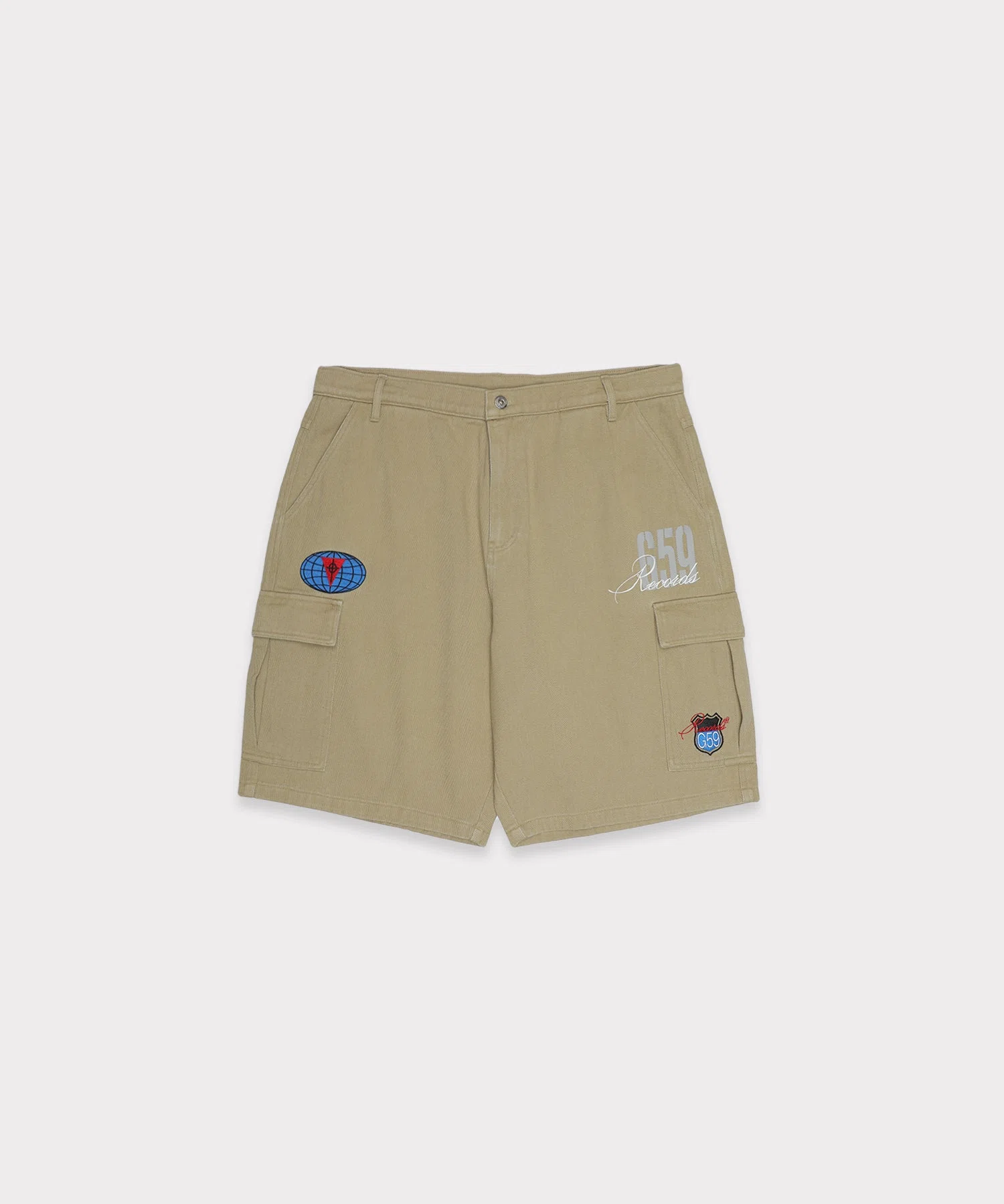 G59 Records G59 Global Five Nine Cargo Shorts (Khaki) primary image