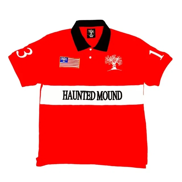 Haunted Mound Polo (Red) primary image