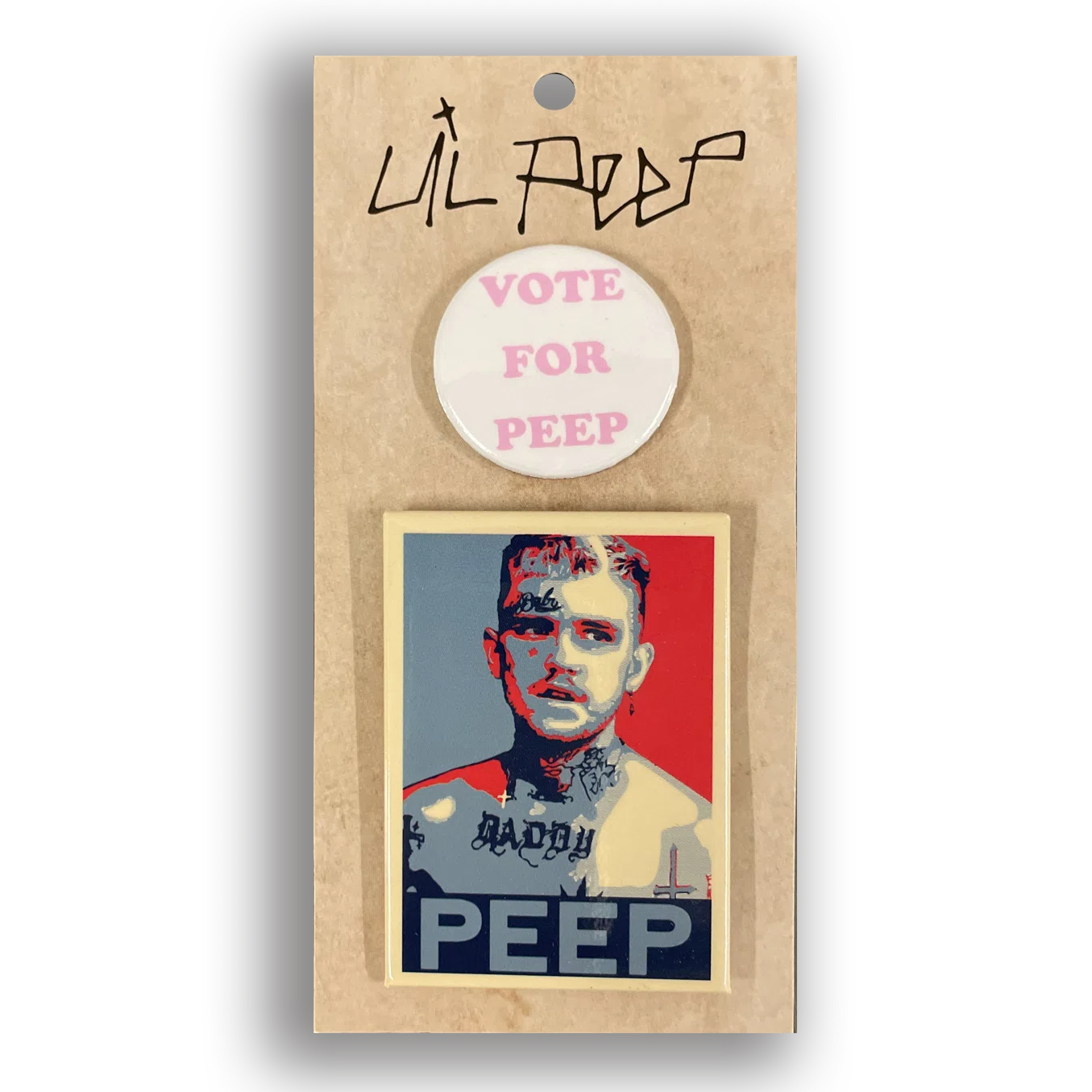 Lil Peep Vote For Peep Button Set