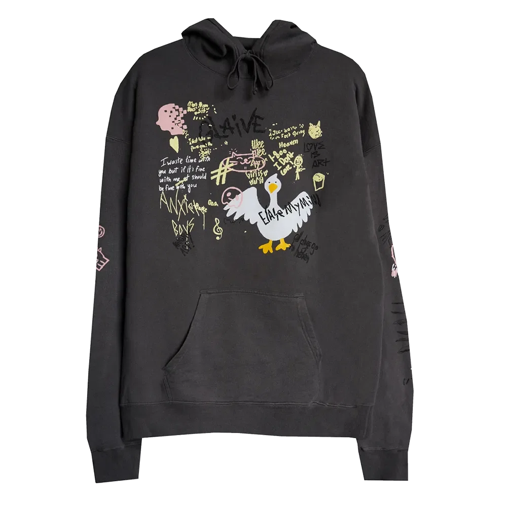 Glaive Smoke Grey Sketch Hoodie primary image