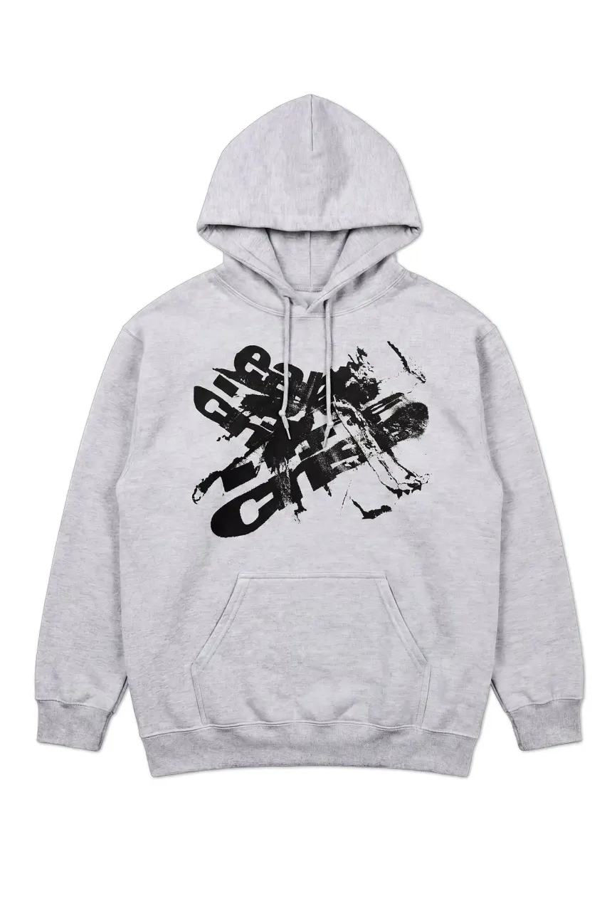 Nettspend Painter Hooded Sweatshirt (Grey) primary image