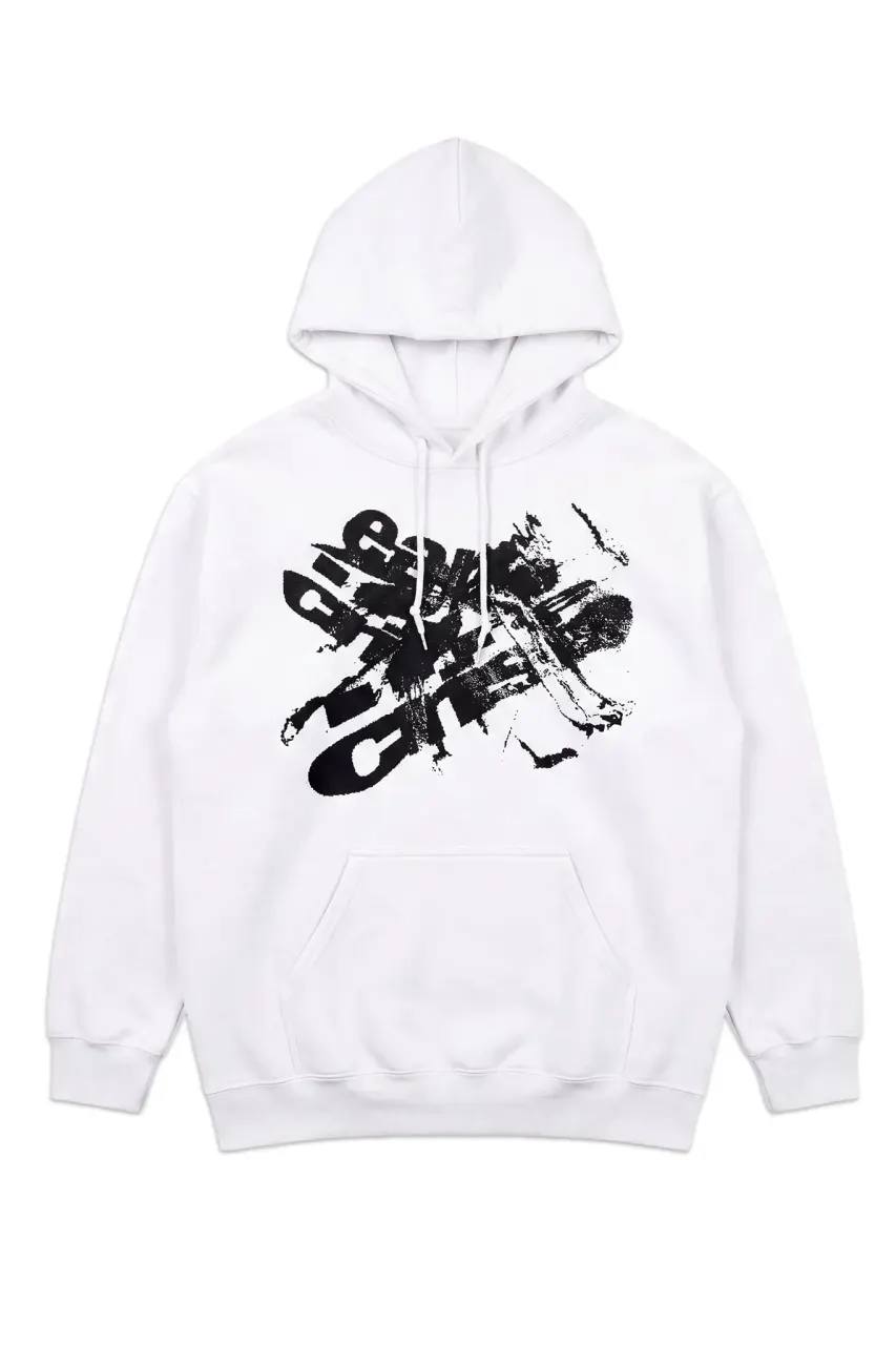 Nettspend Painter Hooded Sweatshirt (White)
