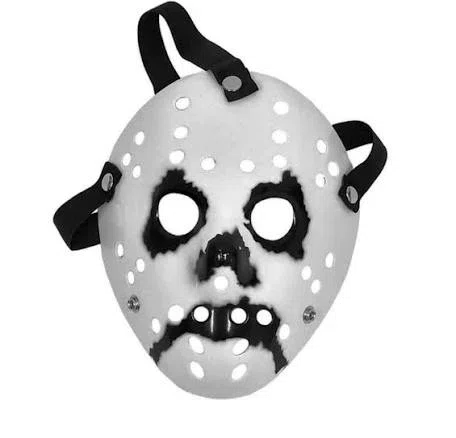 Haunted Mound Harold Hockey Mask (White) primary image