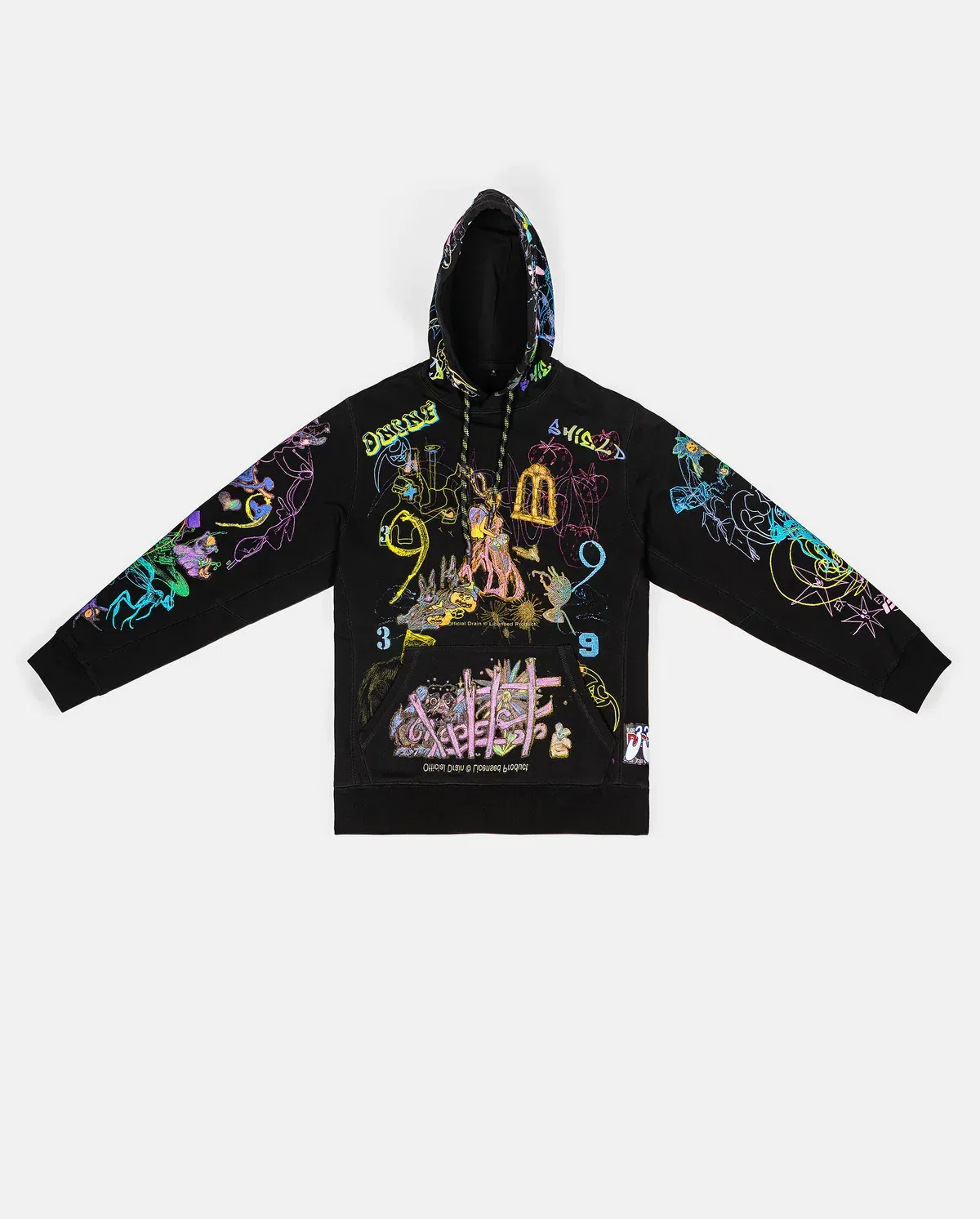 Bladee 333 Extasia Hoodie (Black) primary image