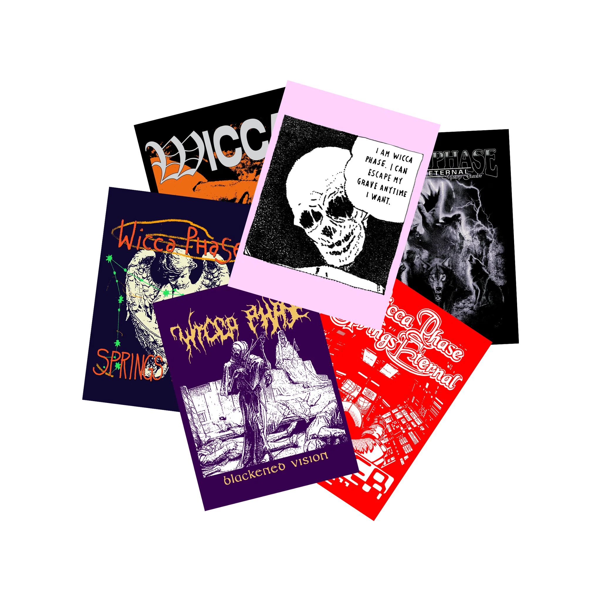 Wicca Phase Springs Eternal Sticker Pack (Set of 6)