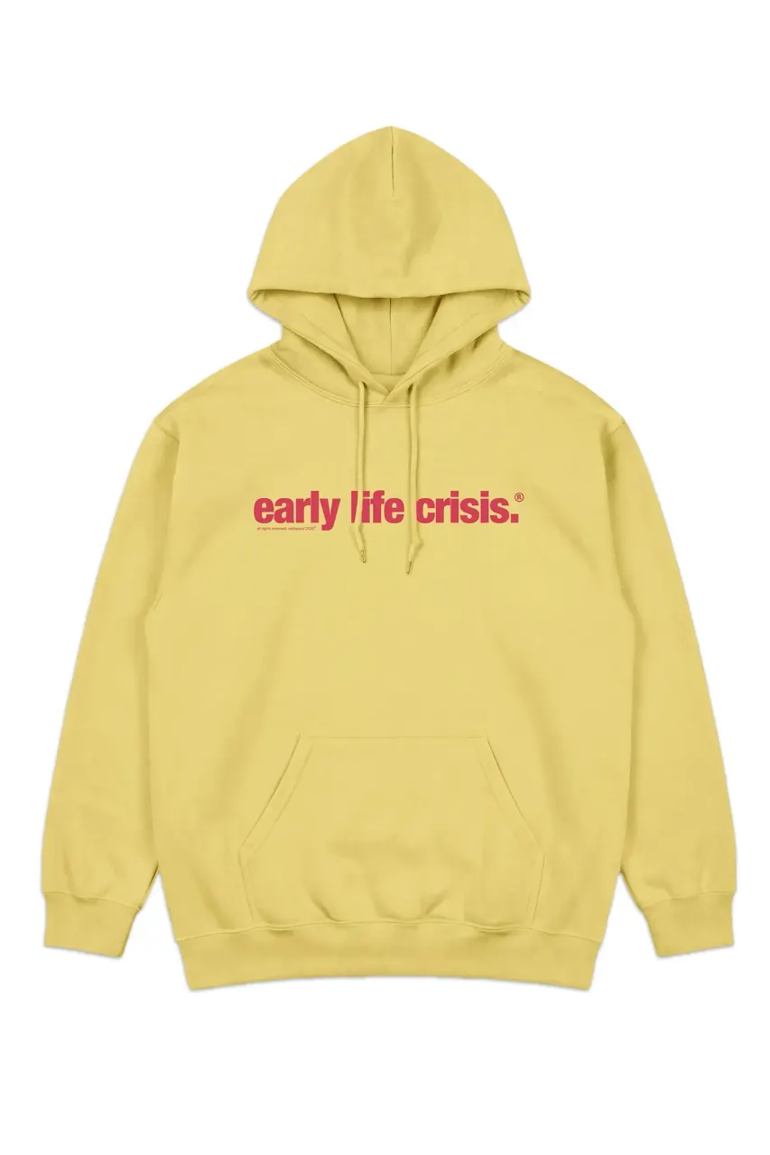 Nettspend Wordmark Hooded Sweatshirt (Yellow)