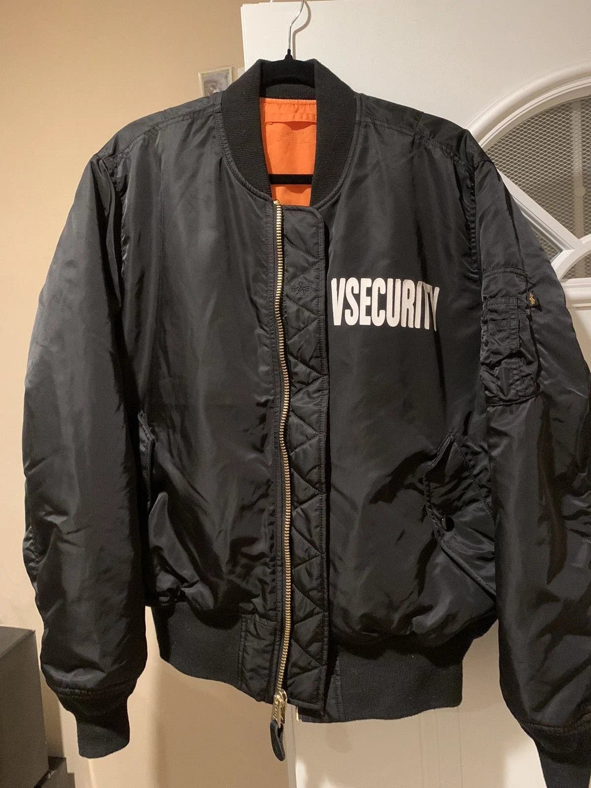 Playboi Carti VSECURITY Bomber Jacket (Black) primary image