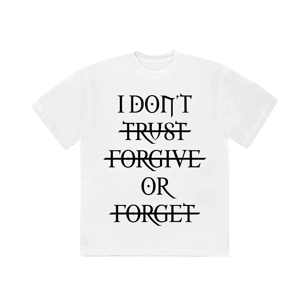 Ken Carson I DON'T TRUST FORGIVE OR FORGET T-SHIRT (WHITE) primary image