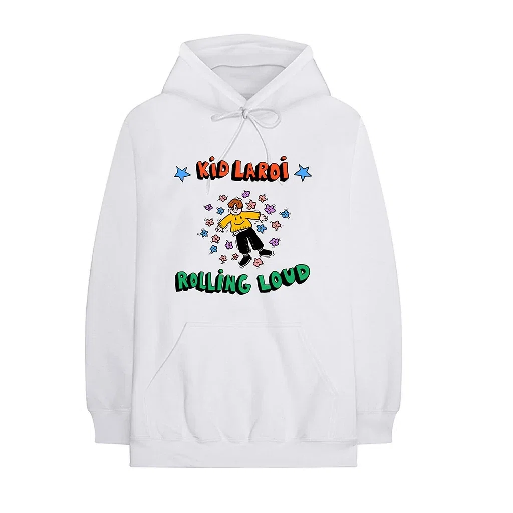 The Kid LAROI Kid Laroi x Rolling Loud Stream White Hoodie primary image