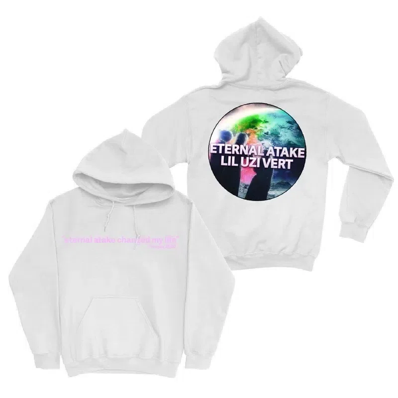 Lil Uzi Vert Eternal Atake Changed My Life Hoodie (White)