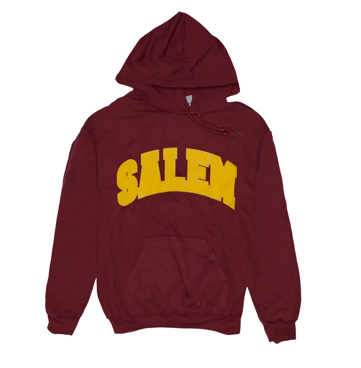SALEM Collegiate Hoodie (Maroon / Yellow) primary image