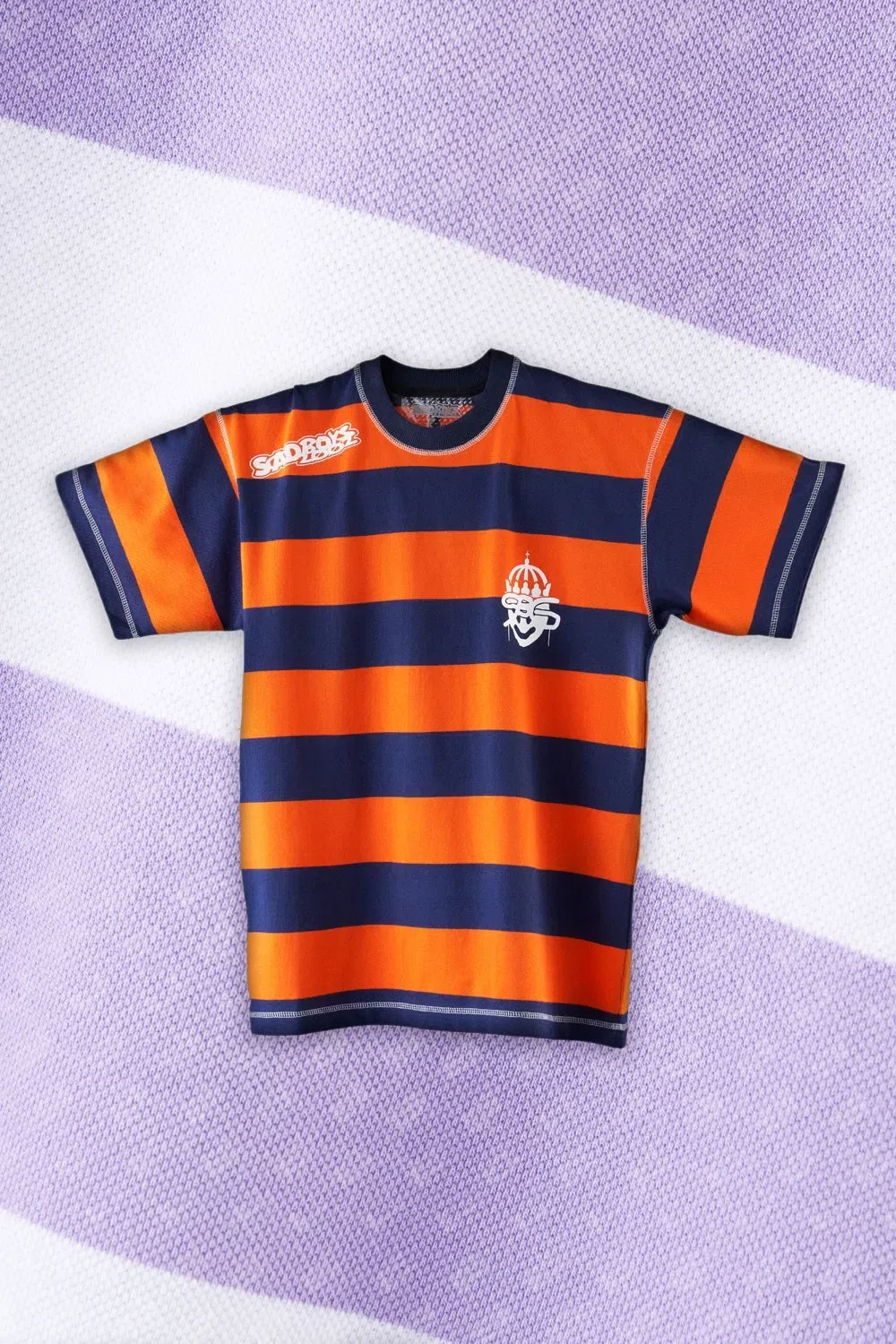 Sad Boys SBG T-Shirt 008 (Orange/Navy) primary image