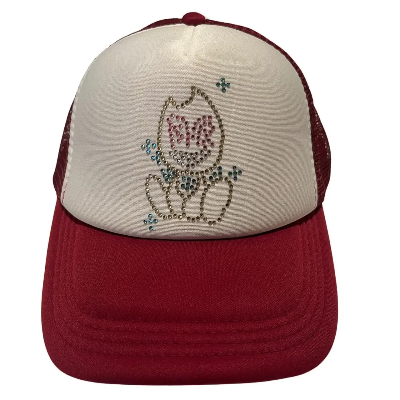 Drain Gang DGBB Stone Trucker Cap (Cardinal Red) SAMPLE primary image