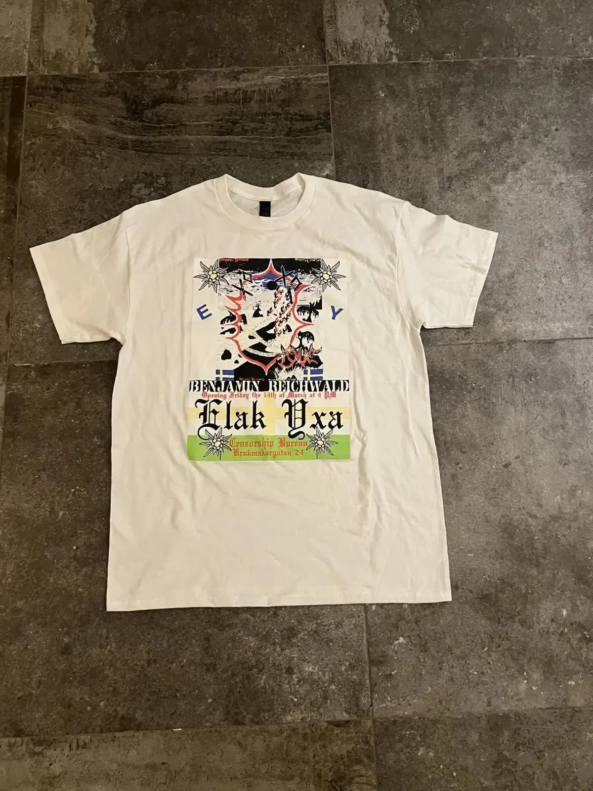 Bladee Elak Yxa Tee (White) primary image