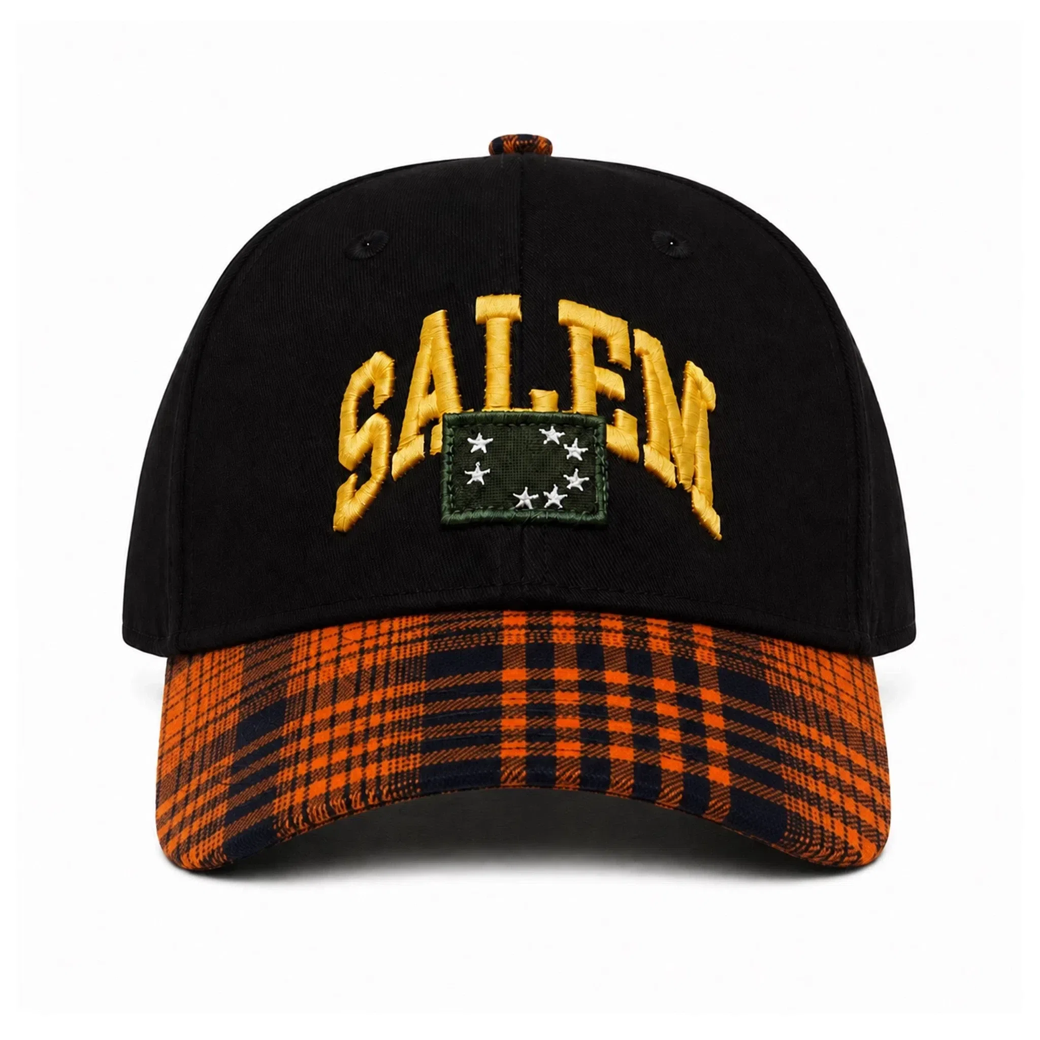 SALEM PLAID HAT ORANGE primary image