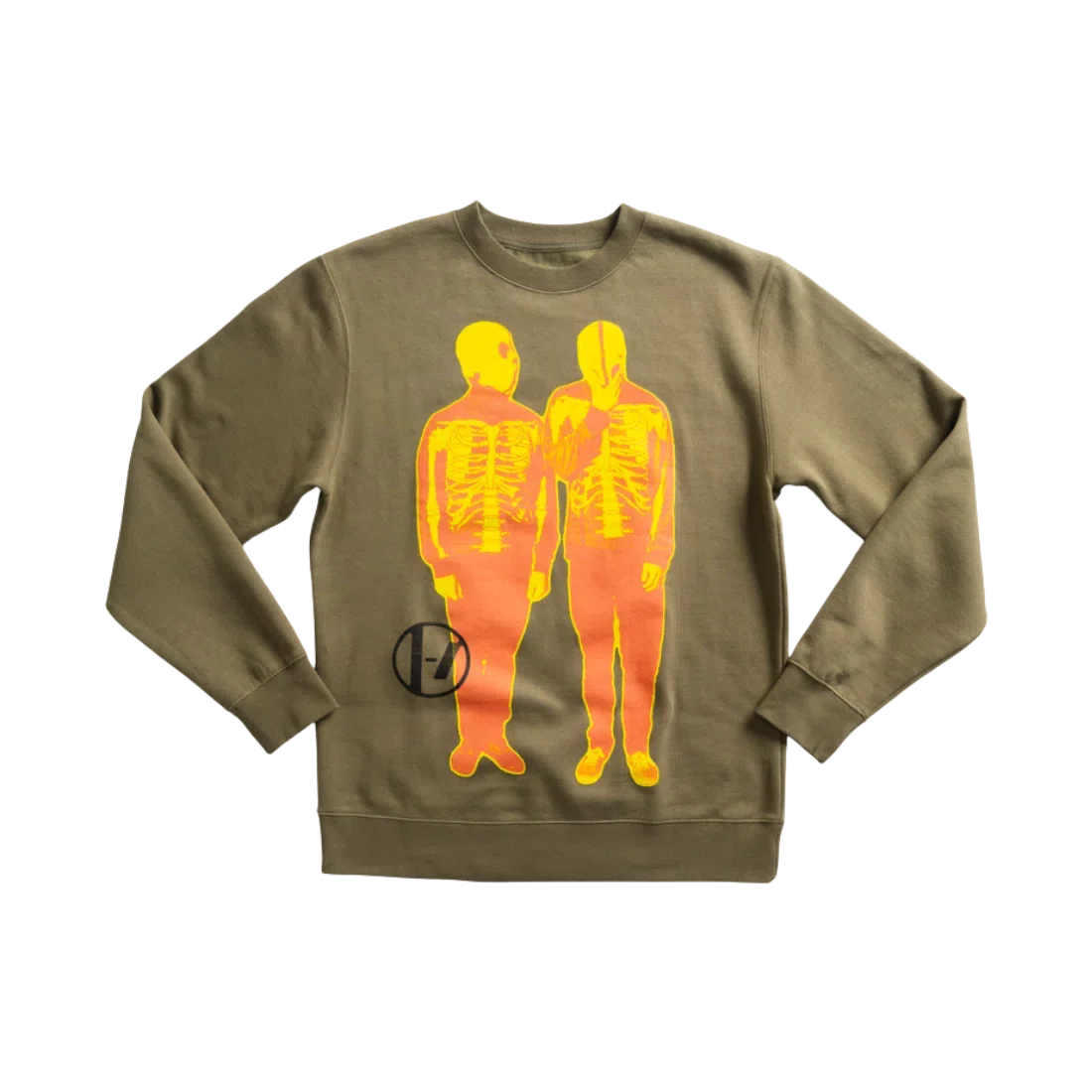 Twenty One Pilots Skeleton Green Crewneck
