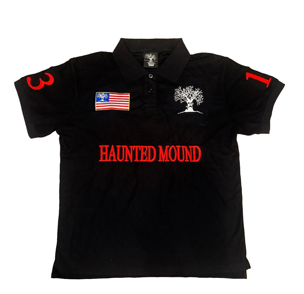 Haunted Mound Polo (Black) primary image