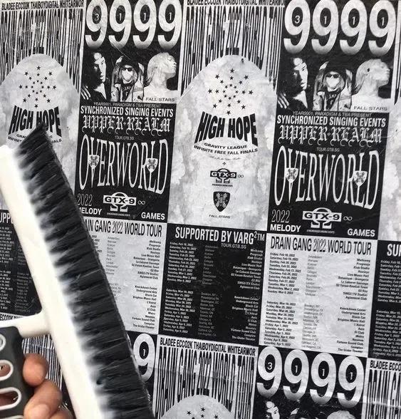 Drain Gang 2022 World Tour Promotional Poster primary image