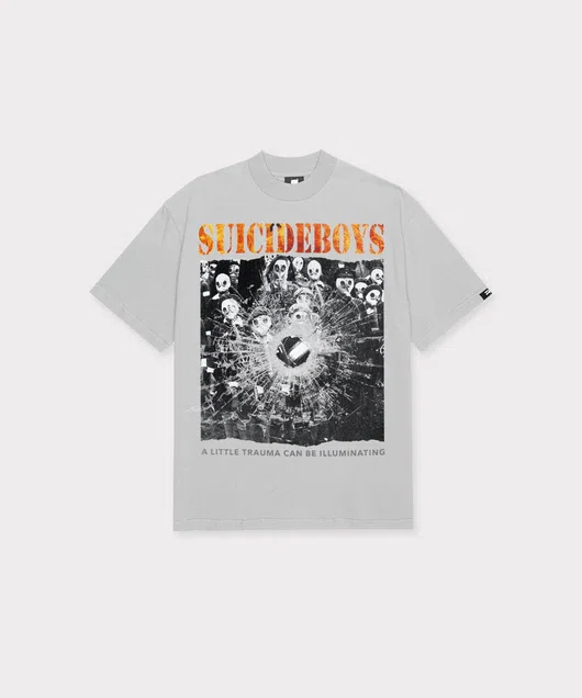 G59 Records G59 Warning Tour Tee (Lunar Rock Grey)