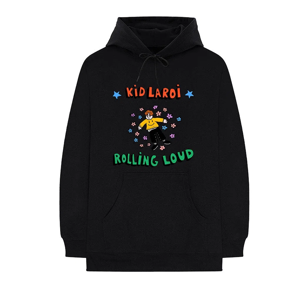 The Kid LAROI Kid Laroi x Rolling Loud Stream Black Hoodie primary image