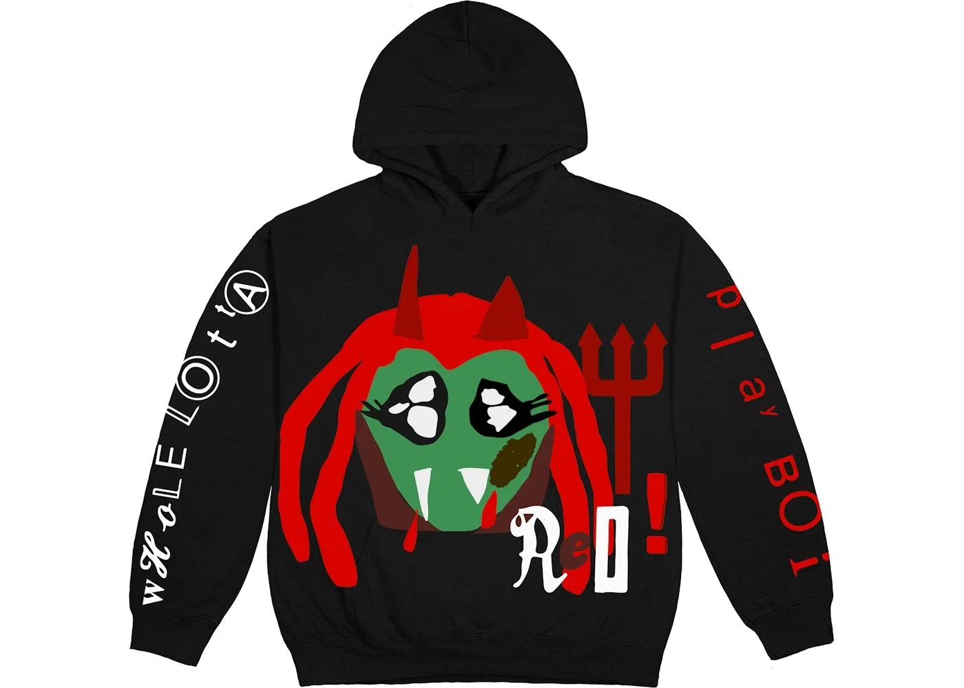 CPFM x Playboi Carti 4 WLR King Vamp Hoodie — Black primary image