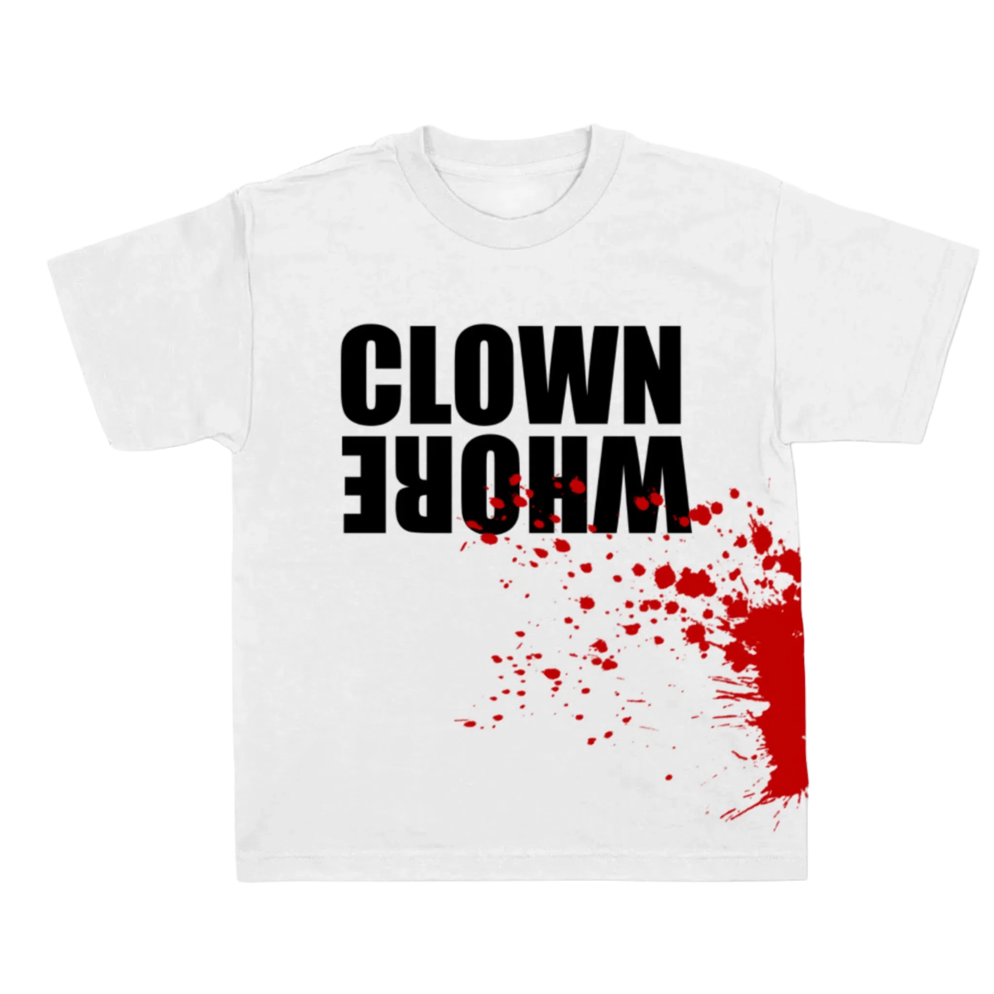 aeter White Clown Whore T Shirt