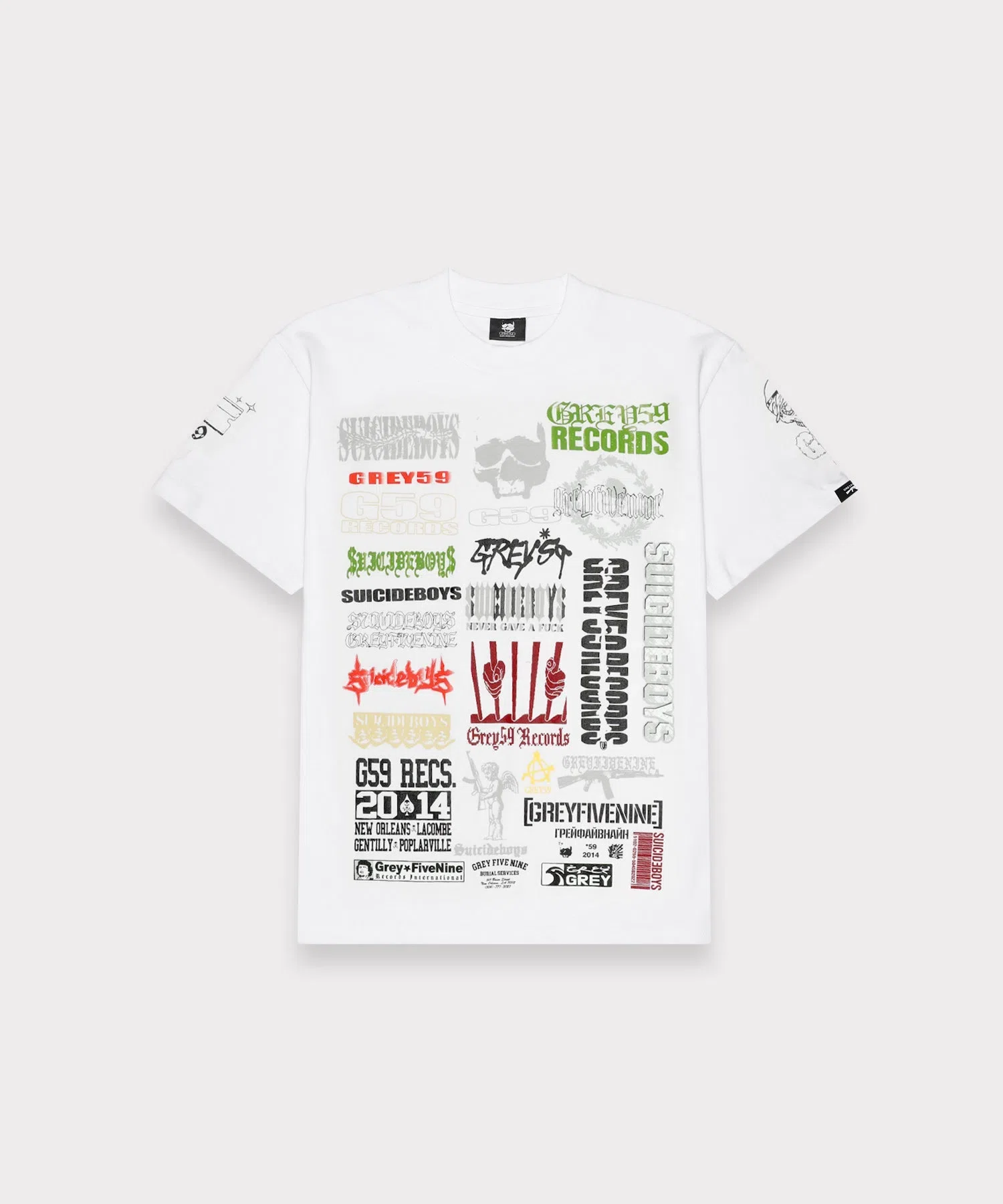 G59 Records G59forever Tee (White) primary image
