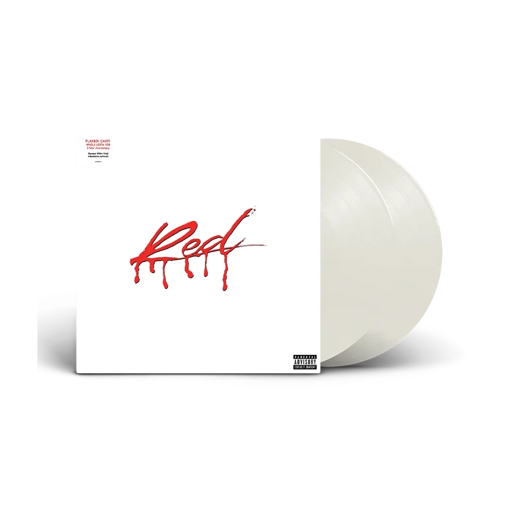 Playboi Carti Whole Lotta Red (5 Year Anniversary Edition) White Opaque 2LP Vinyl