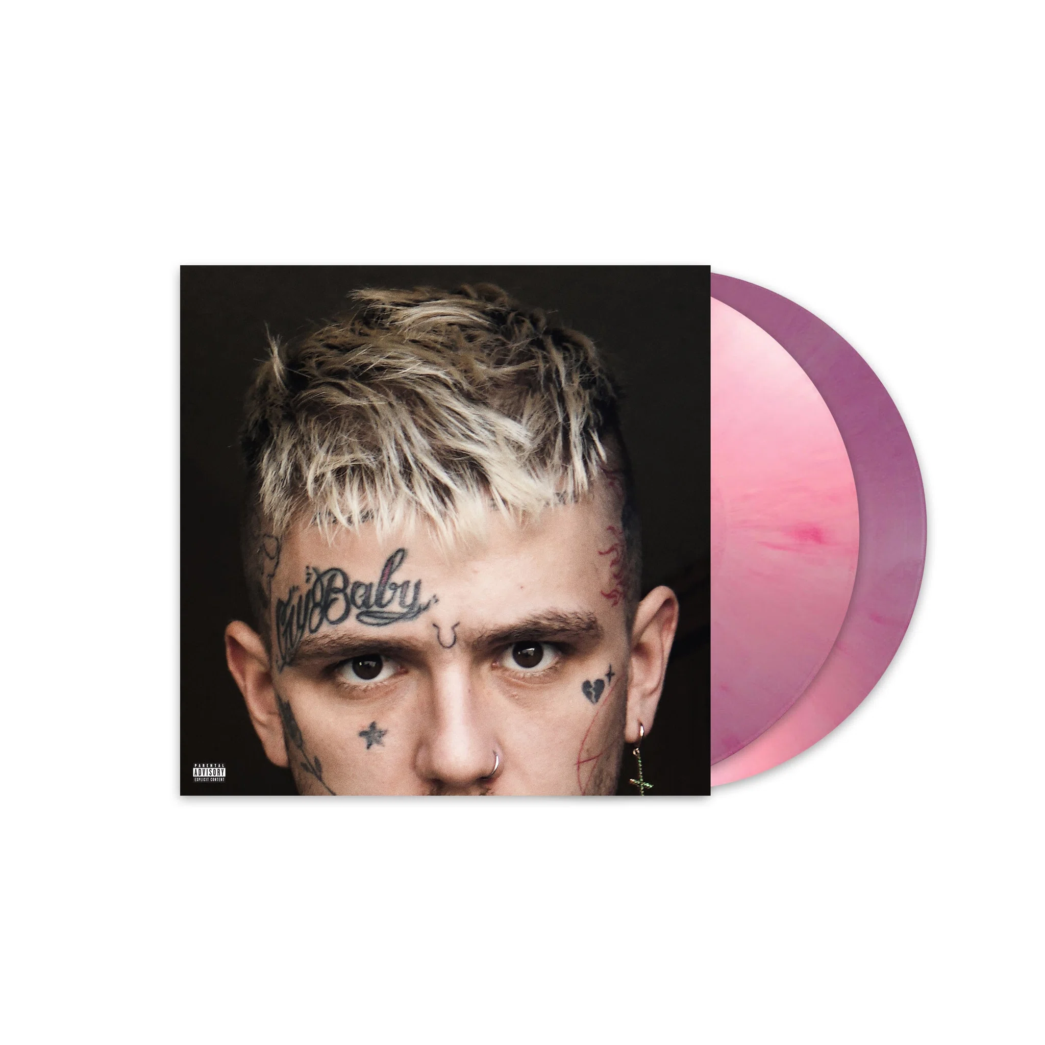 Lil Peep Everybody's Everything Pink Marbled 2LP