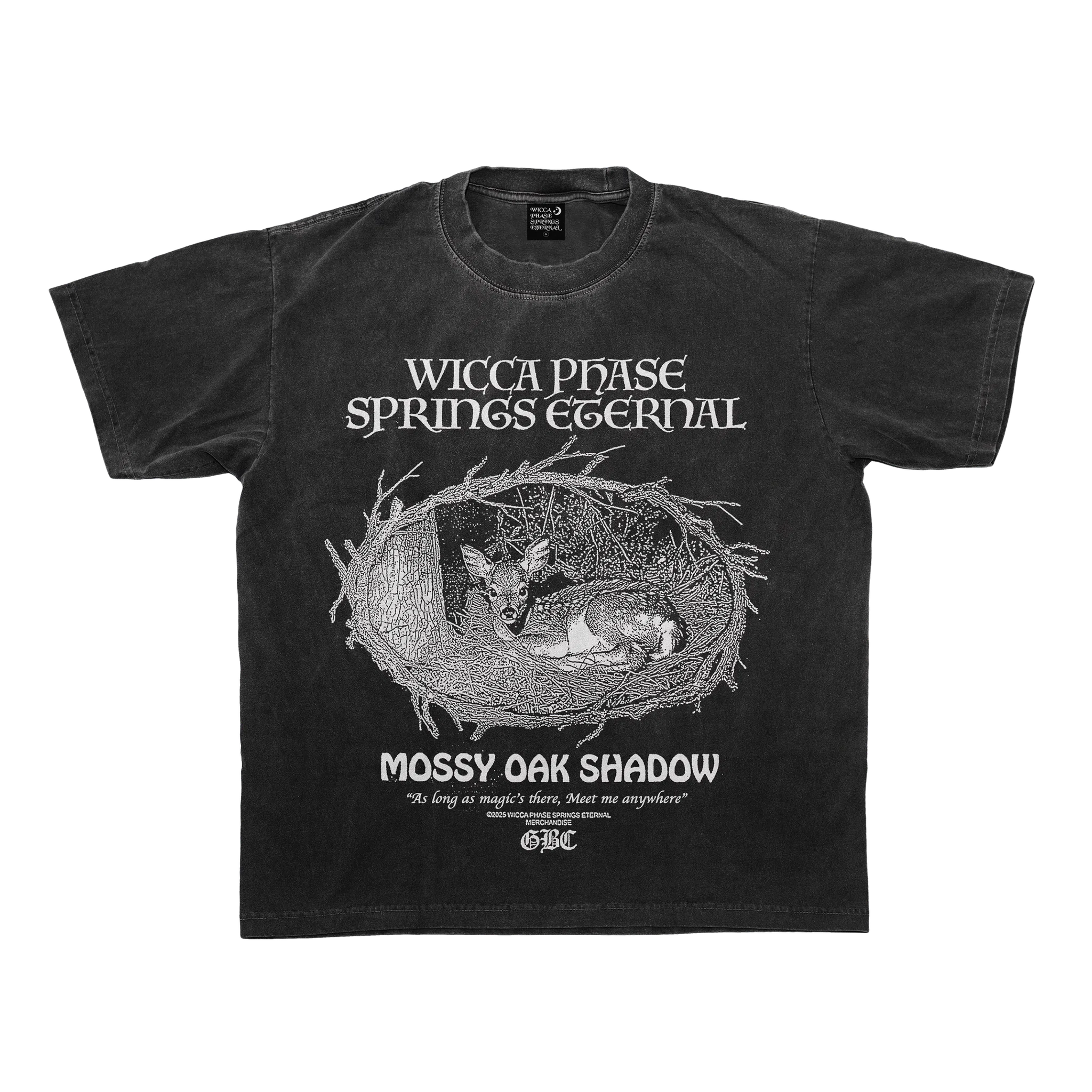 Wicca Phase Springs Eternal As Long As Magic's There T-Shirt (Black)