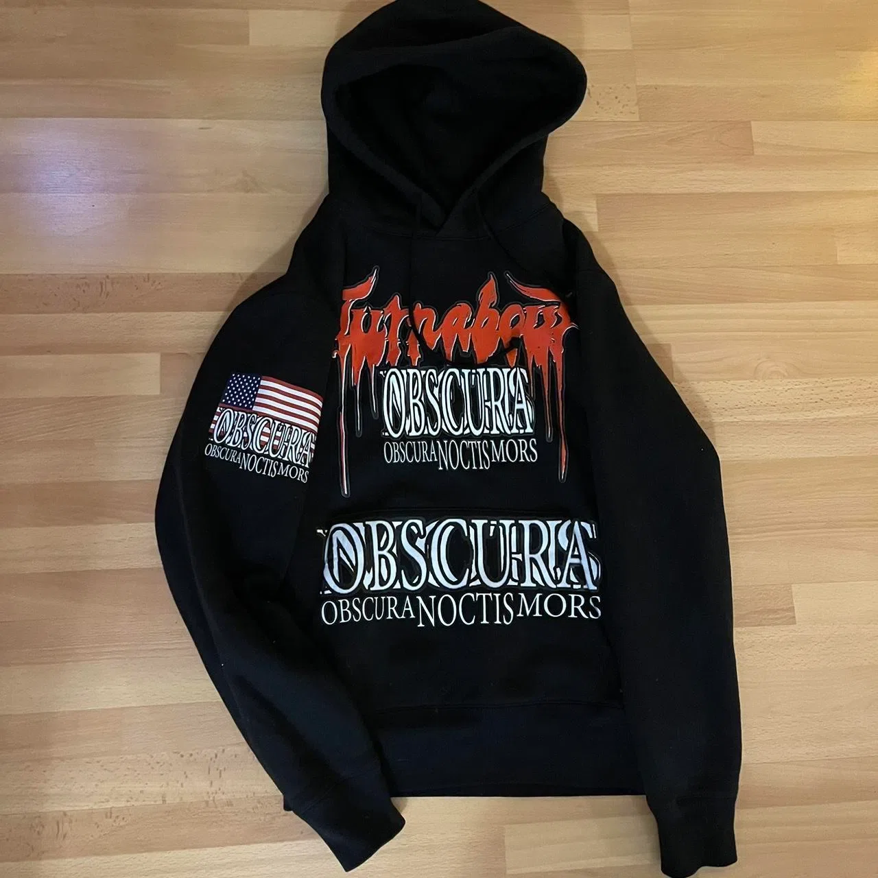GRIMYKIDS x TURNABOUT Obscura Noctis Mors Hoodie