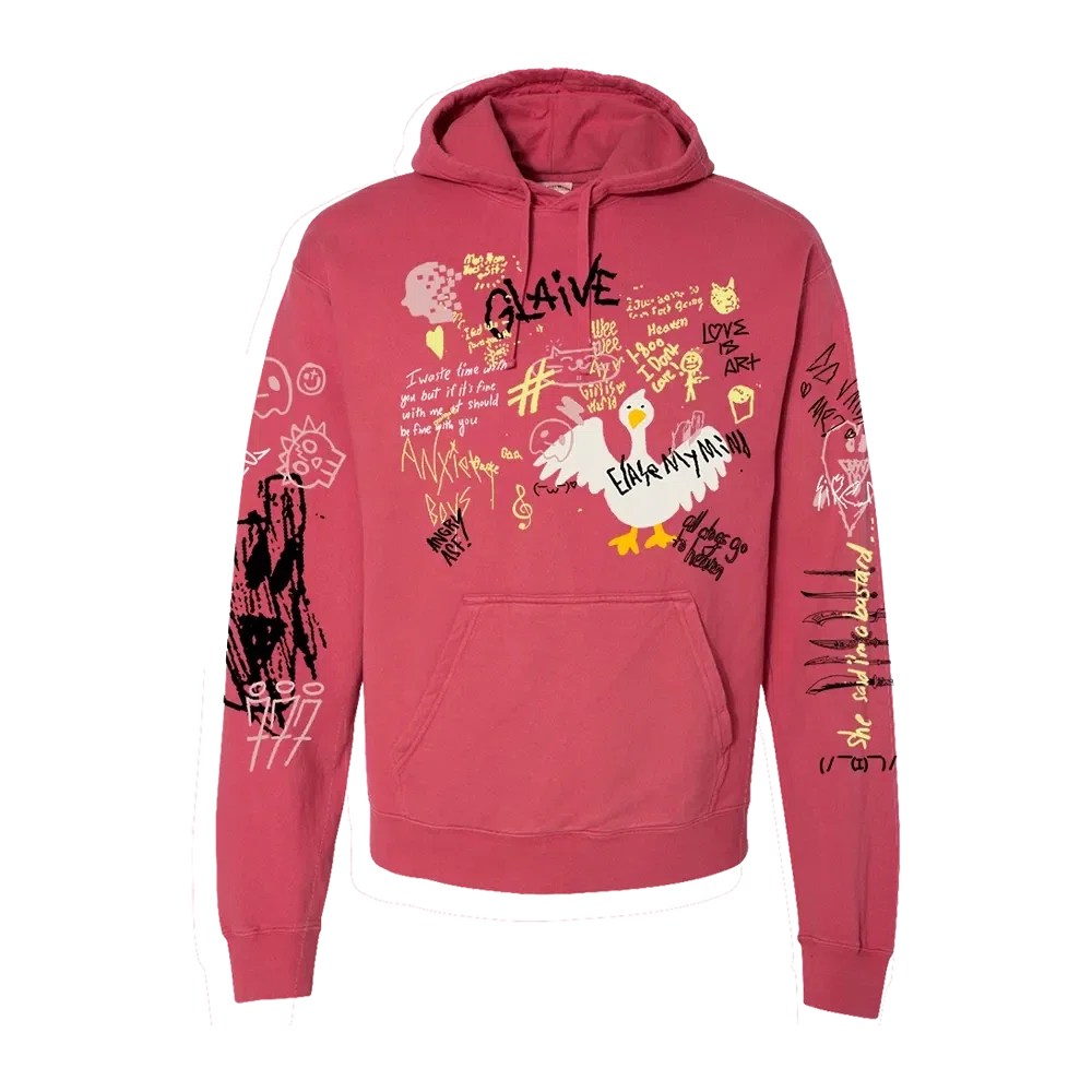 Glaive Red Sketch Hoodie primary image