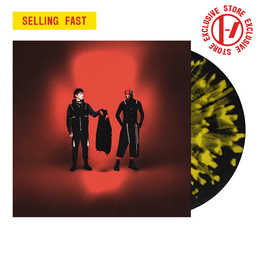 Twenty One Pilots Breach Limited Edition Black and Yellow Combustor Vinyl