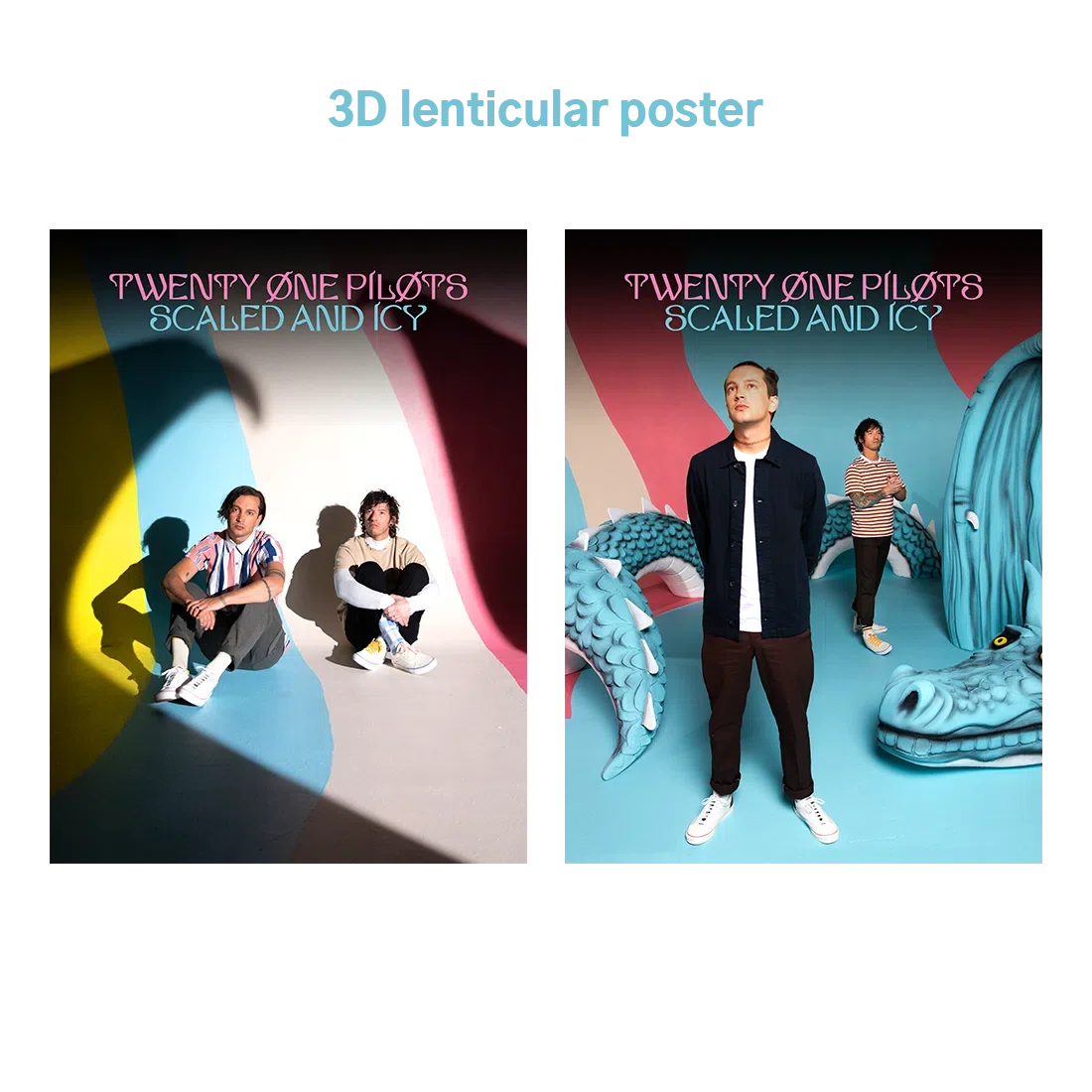 Twenty One Pilots Lenticular Poster