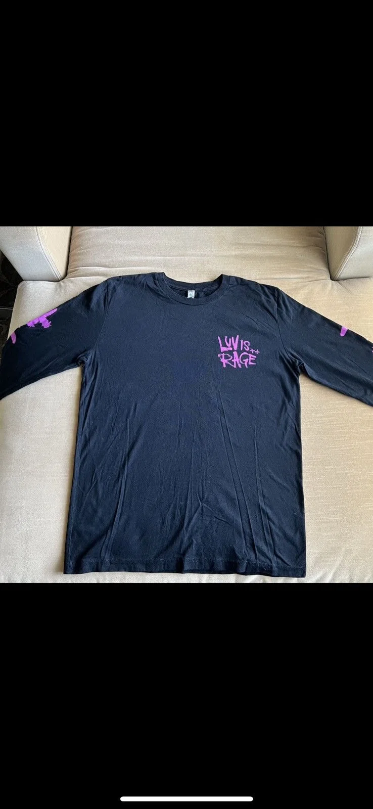 Lil Uzi Vert LUV Is Rage Long Sleeve — Black