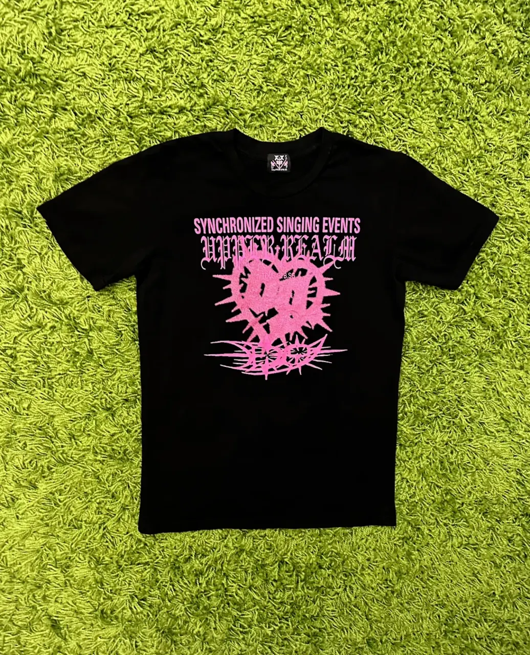 Drain Gang Upper Realm Tee (Black) primary image
